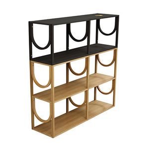 wandmontiertes Regal / modern / Holz / Objektmöbel