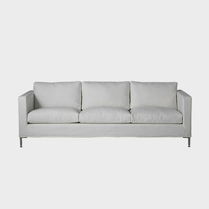 klassisches Sofa / Leder / Stoff / 6 Plätze