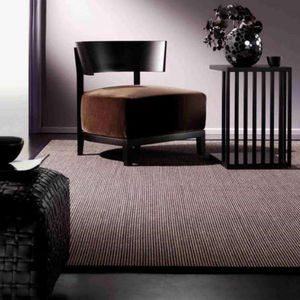 moderner Teppich / uni / Sisal / rechteckig