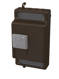 vertikaler Warmwasserspeicher / Wohnbereich