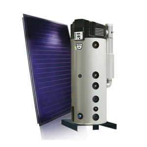 Gas-Heißwasserspeicher / Solar / freistehend / vertikal