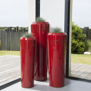 moderne Vase / Keramik / handgefertigt