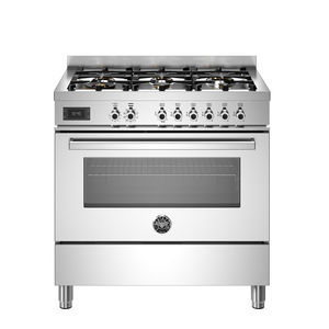 Gasherd MAS106L2EXC Bertazzoni Elektrisch 2 Ofen 6 Kochstellen