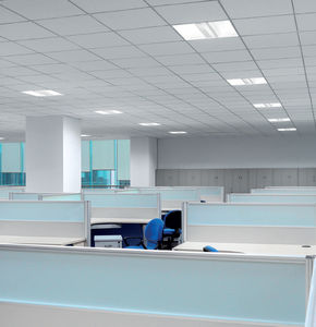 Leuchte für Deckeneinbau / LED / quadratisch / aus Stahlblech