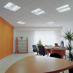 Leuchte für Deckeneinbau / LED / quadratisch / aus Stahlblech