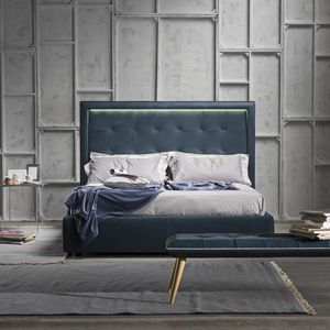 Doppelbett / modern / Polster / Kopfteil