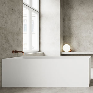 freistehende Badewanne / Mineralwerkstoff / aus Acrylharz