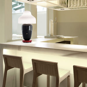 Tischlampe / modern / Messing / Keramik