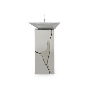 Aufsatzwaschbecken / aus Marmor / modern