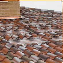 Photovoltaik-Dachziegel / aus Beton