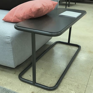 moderner Beistelltisch / Aluminium / aus Marmor / rechteckig