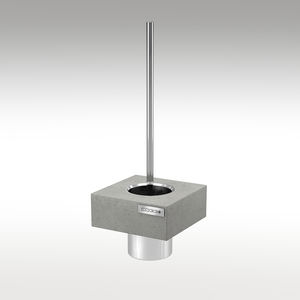 Halter für Toilettenbürste / Edelstahl / Beton / wandmontiert
