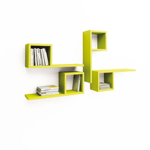 Modulregal / modern / Holz / lackiertes MDF