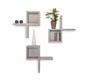 wandmontiertes Regal / Modul / modern / aus MDF