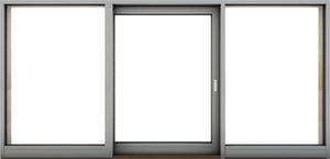 Schiebe-Terrassentür / Aluminium / 3-Fach-Verglasung
