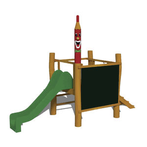 Spielplatzgerät für Spielplätze / Holz / Edelstahl
