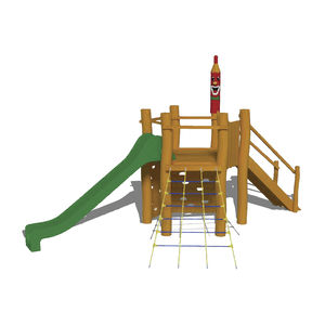 Spielplatzgerät für Spielplätze / Holz / Edelstahl