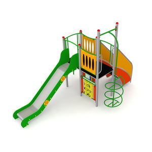 Spielplatzgerät für Spielplätze / PEHD / Edelstahl / verzinkter Stahl