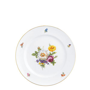 Dinner-Teller / flache / rund / aus Porzellan