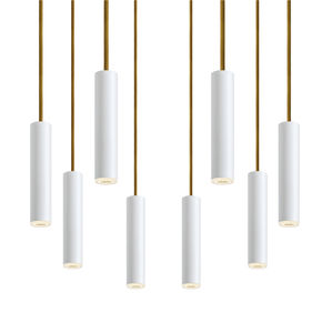 Hängeleuchte / LED / rund / Rohr