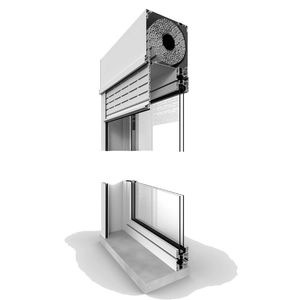 rollende fensterläden / Aluminium / für Fenster