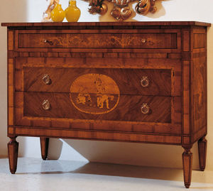 Kommode / Louis XVI. Stil / Holz / handgefertigt