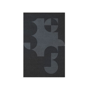moderner Teppich / Motiv / Tencel® / rechteckig