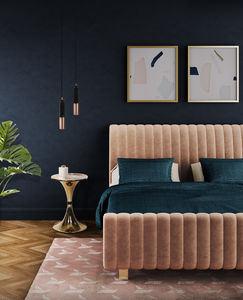 moderner Teppich / Geometrische Motive / Tencel® / rechteckig