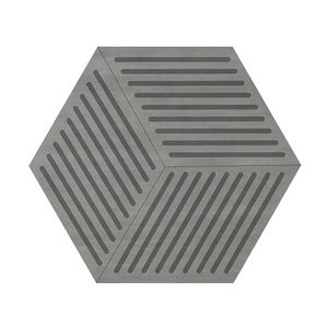 moderne Teppich / mit geometrischem Muster / uni / Wolle