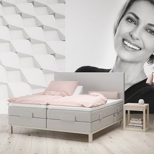 Kopfteil für Doppelbetten / modern / Stoff / Polster