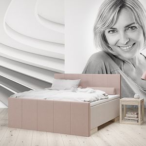 Kopfteil für Doppelbetten / modern / Stoff / Polster