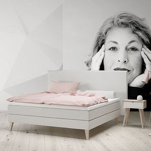 Kopfteil für Doppelbetten / modern / Stoff / Polster