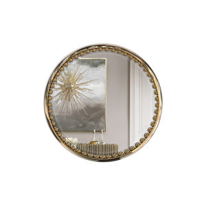 wandmontierter Spiegel / Wohnzimmer / modern / rund