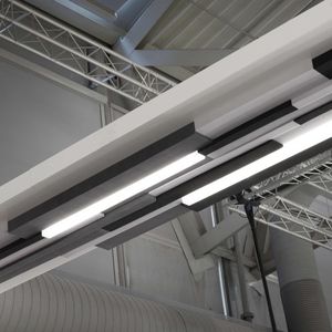 Akustikplatte für Decken / für Innenwand / Schaumstoff / beleuchtet