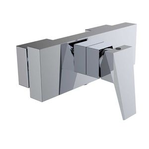 Einhebelmischer für Duschen / wandmontiert / aus verchromtem Messing / für Badezimmer