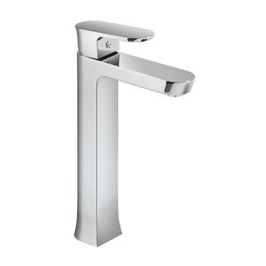 Einhebelmischer für Waschtisch / aus verchromtem Messing / für Badezimmer / 1-Loch