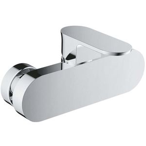 Einhebelmischer für Duschen / wandmontiert / aus verchromtem Messing / für Badezimmer