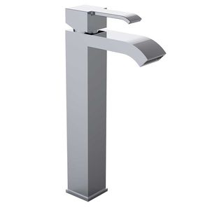 Einhebelmischer für Waschtisch / aus verchromtem Messing / für Badezimmer / 1-Loch