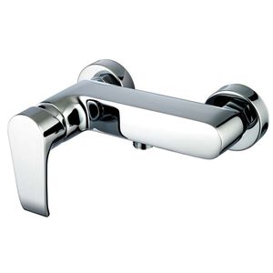 Einhebelmischer für Duschen / wandmontiert / aus verchromtem Messing / für Badezimmer