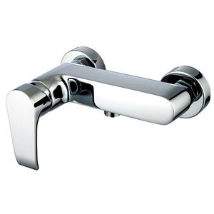 Einhebelmischer für Duschen / wandmontiert / aus verchromtem Messing / für Badezimmer