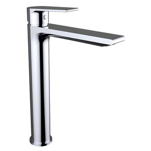 Einhebelmischer für Waschtisch / aus verchromtem Messing / für Badezimmer / 1-Loch