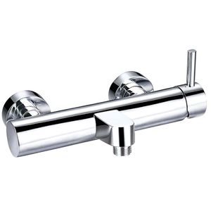 Einhebelmischer für Duschen / wandmontiert / aus verchromtem Messing / für Badezimmer