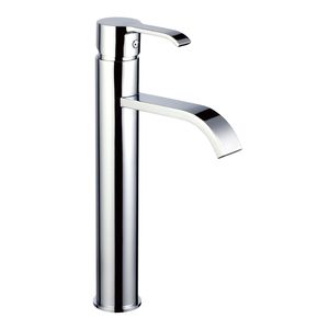 Einhebelmischer für Waschtisch / aus verchromtem Messing / für Badezimmer / 1-Loch