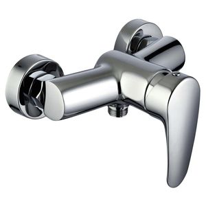 Einhebelmischer für Duschen / wandmontiert / aus verchromtem Messing / für Badezimmer