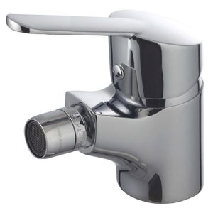 Einhebelmischer für Bidet / aus verchromtem Messing / für Badezimmer / 1-Loch