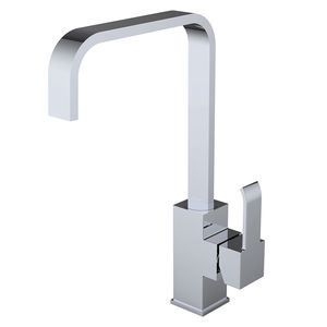 Einhebelmischer aus verchromtem Messing / Küchen / 1-Loch / Wasserfall