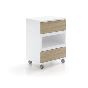 Pflegewagen / für Schönheitssalon / für Frisörsalon / Holz