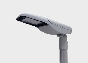 Straßenlaterne / modern / aus Aluminiumguss / Vorderseite aus Hartglas