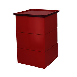 Aufbewahrungsbox / lackiertes Holz