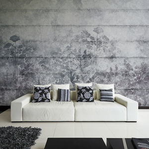 moderne Tapeten / Stoff / Vinyl / Blumenmuster